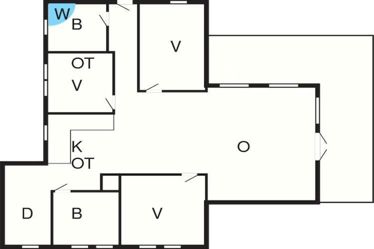 6 Person Holiday Home In Ansager Esterno foto